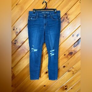 Old Navy Women's Dark Blue Skinny Jeans